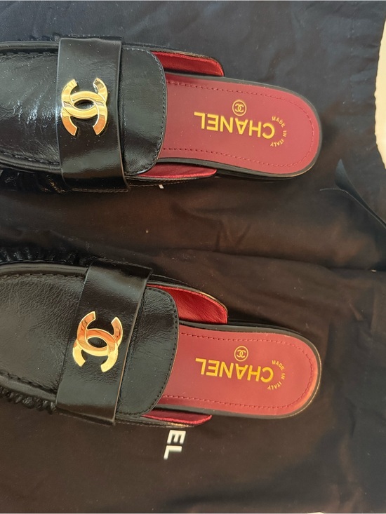 CHANEL Shoes - CHANEL Black mules-new, never worn. Comes with box, dust bags.